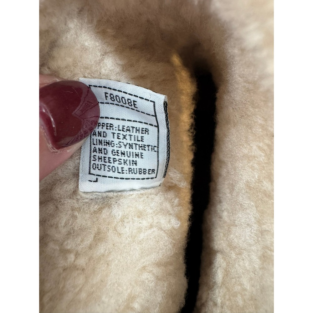 UGG Women's Size 9 Waterproof Boots Stormburst Brown Vibram Shearling Fur Lined - Picture 14 of 15